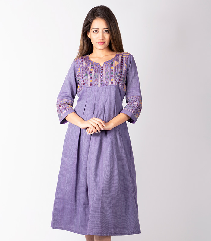 Artistic Purple Color Banarasi Art Silk Reception Wear Readymade Kurta  Pyjama For Men