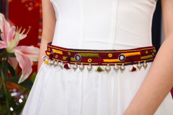 handcrafted banjara embroidered waist belt with beads – ethnic Traditional kamarband