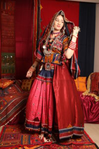 handcrafted Gormaati banjara i embroidered lehenga choli set