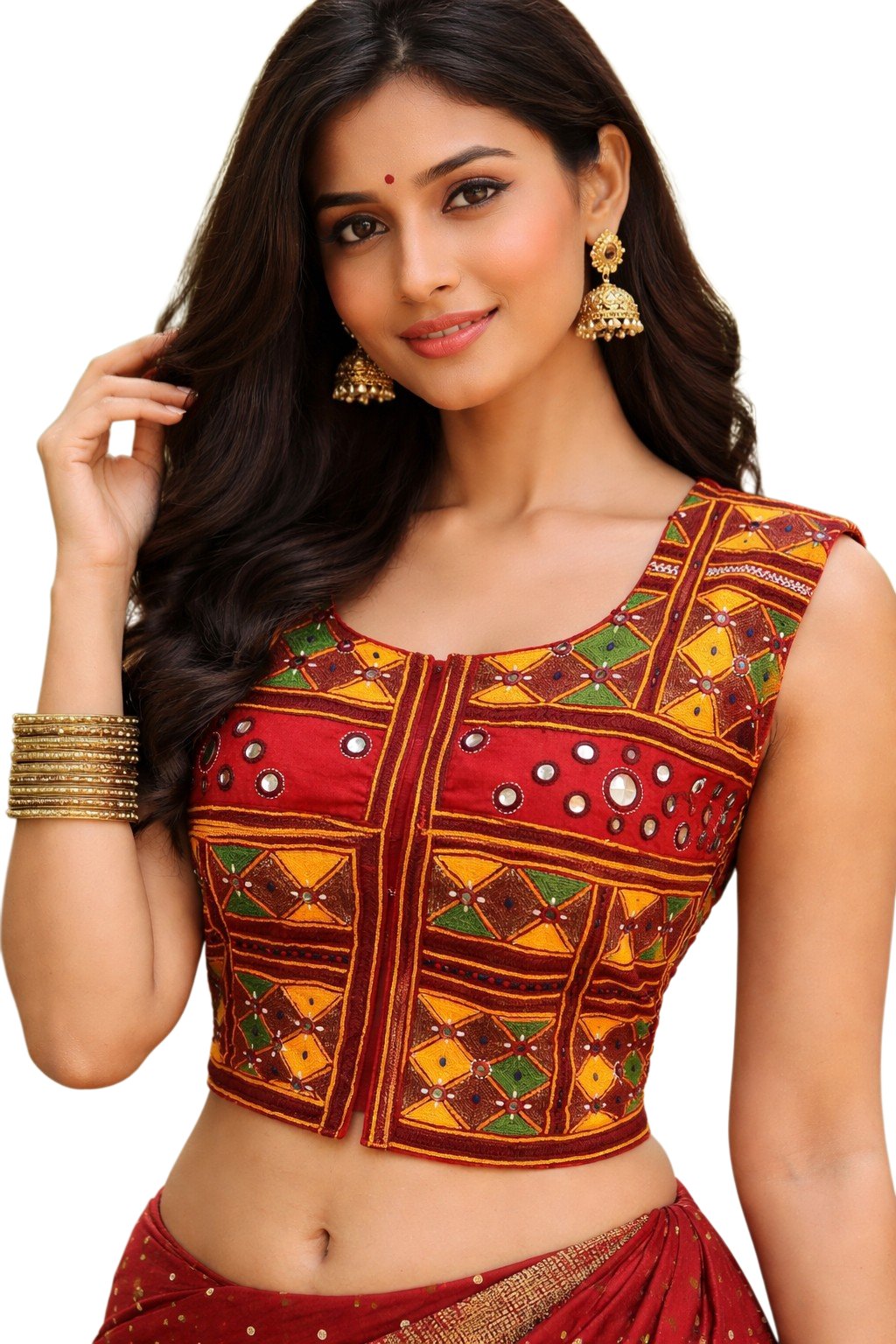 peno handcrafted gormaati embroidered blouses