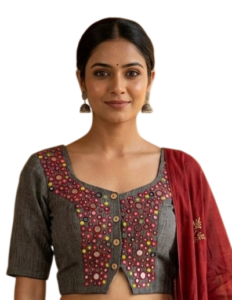 peno handcrafted gormaati embroidered blouses