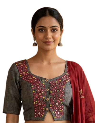 peno handcrafted gormaati embroidered blouses